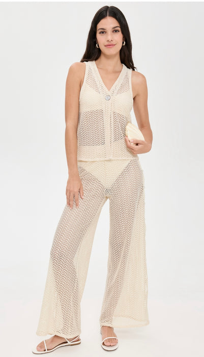 ADARA/FEDERICA NILO IVORY PANT SET