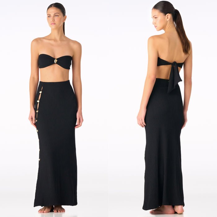 SABAL SHELL BLACK SKIRT