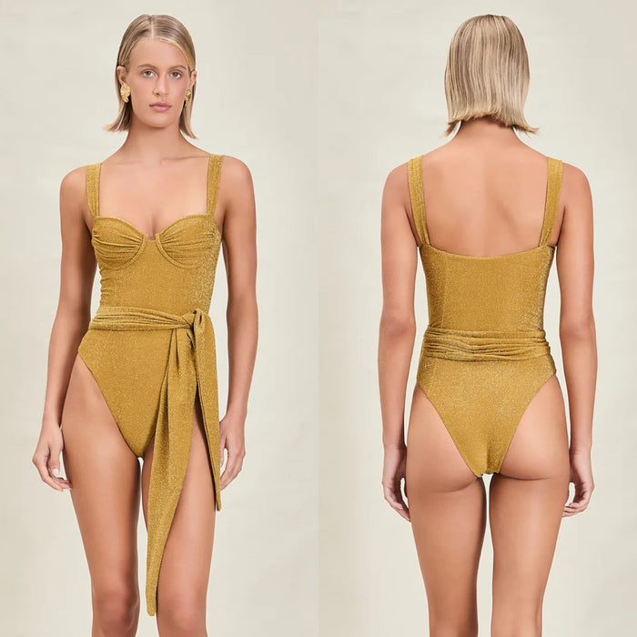 STEPHANIE HONEYCOMB ONE PIECE