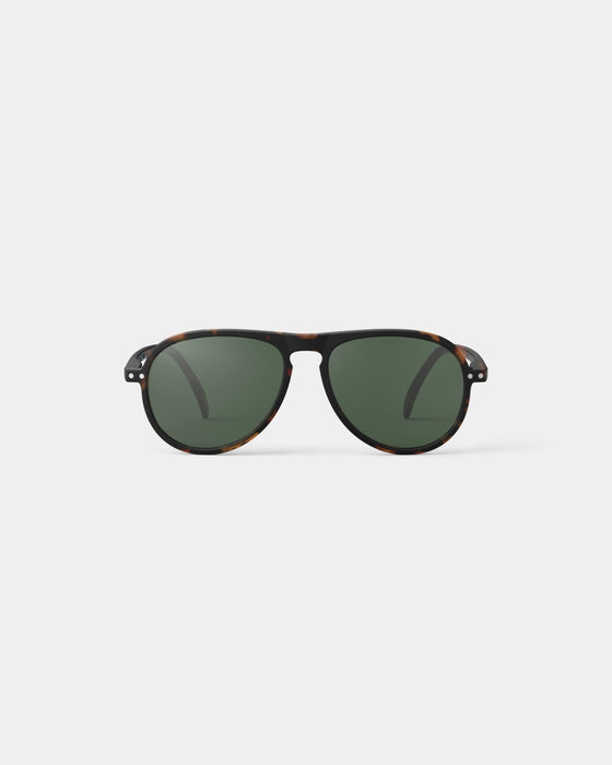 I TORTOISE GREEN LENSES SUNGLASSES