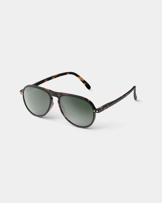 I TORTOISE GREEN LENSES SUNGLASSES