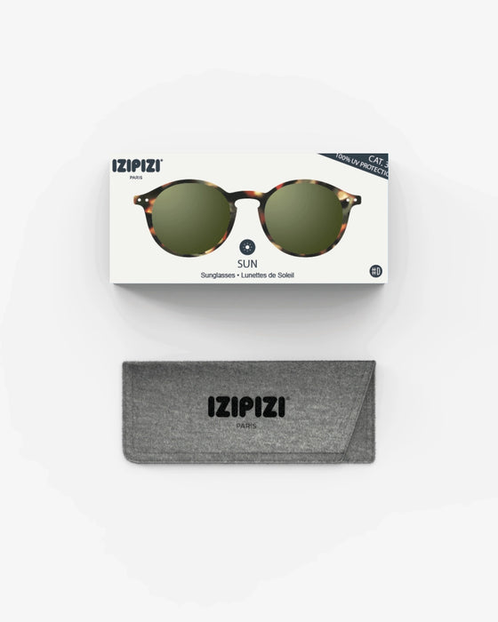 D TORTOISE GREEN LENSES SUNGLASSES