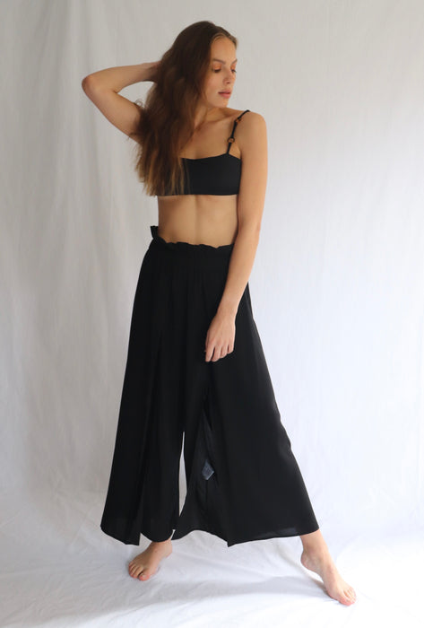 FLOWY MELISSA PANTS BLACK