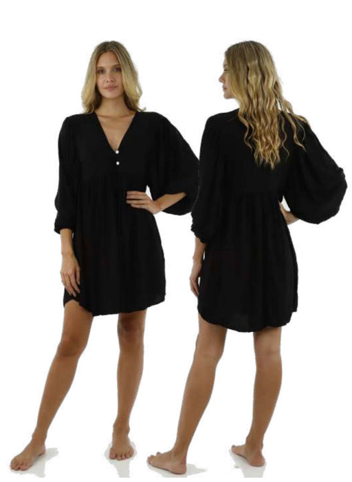 C68001 BLACK FREEDEE DRESS