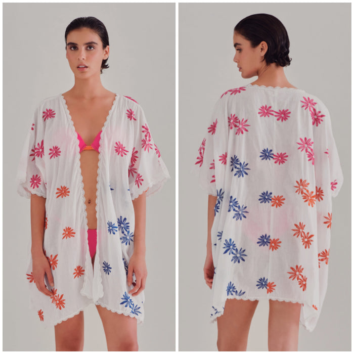 EMBROIDERED SHORT KAFTAN